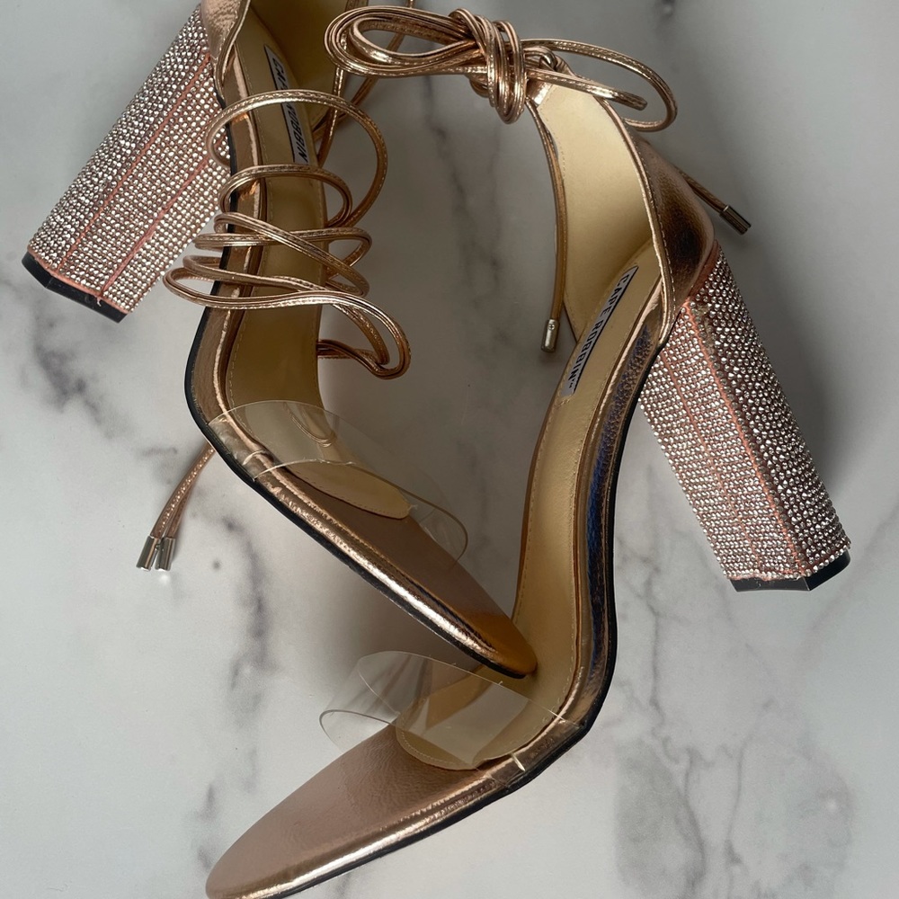 Rhinestone Heels sz 9